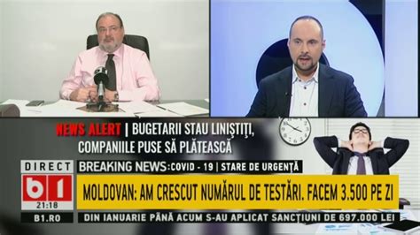 Horatiu Moldovan Zilnic De Teste Pentru Covid Ne Propunem S