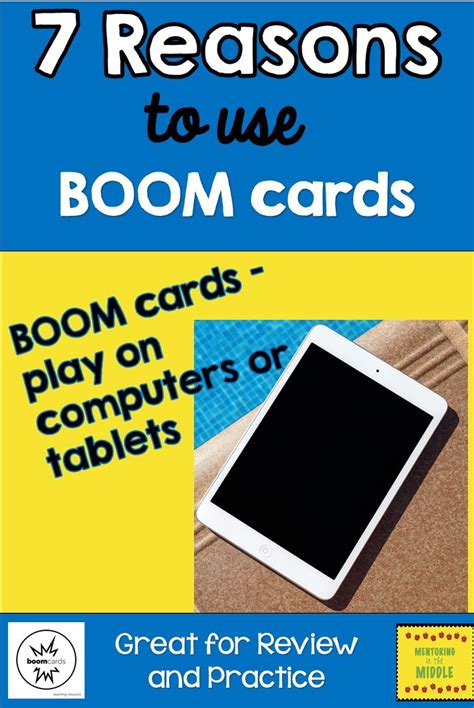 Top 7 Reasons To Use Boom Cards In Your Classroom Teaching Middle