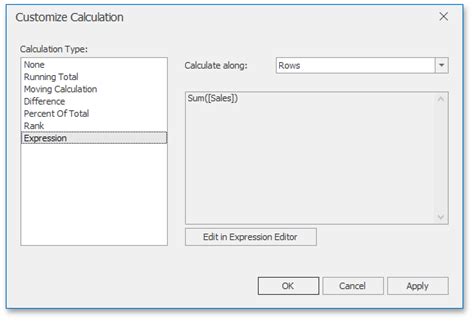 Erstellen Von Fensterberechnungen Devexpress End User Documentation