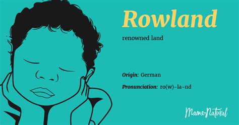 Rowland Name Meaning, Origin, Popularity, Boy Names Like Rowland - Mama ...