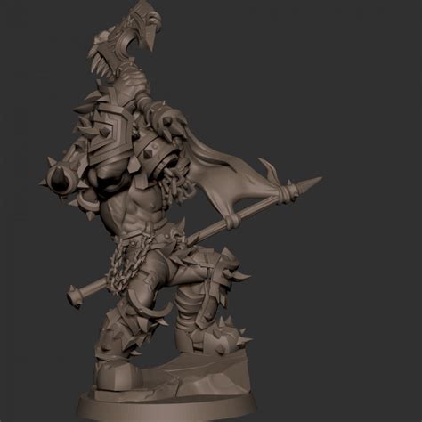 3D Printable Orc Warrior 2 Versions By Bite The Bullet