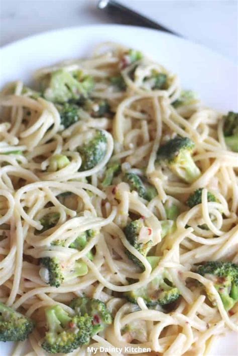 Vegan Broccoli Pasta My Dainty Kitchen