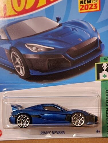 2023 Hot Wheels Rimac Nevera Blue HW Green Speed 4 10 70 EBay