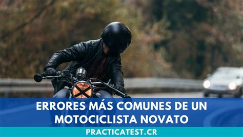 Errores más comunes de un motociclista novato