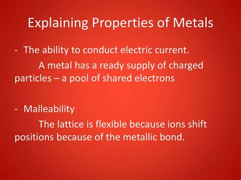 The Structure Of Metals Ppt Download