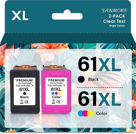 Amazon HP 61xl Black High Yield And Tri Color Standard Yield Ink