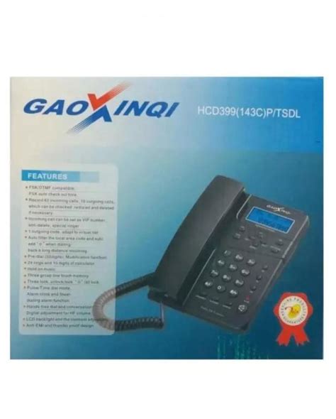 Gaoxinqi Hcd399143cptsdl Landline Caller Id Telephone Set With