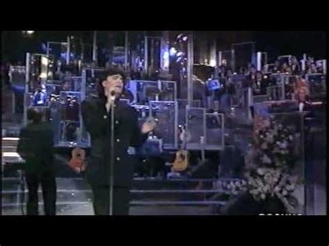 Renato Zero Spalle Al Muro Sanremo 1991 YouTube