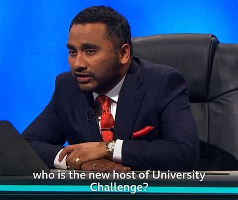 New University Challenge Host Amol Rajan Gives First Glimpse Of Him In