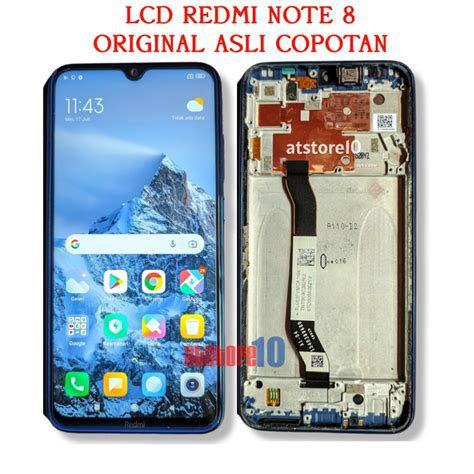 Jual LCD TOUCHSCREEN XIAOMI REDMI NOTE 8 FULLSET FRAME TULANGAN