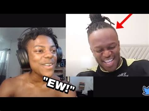 IShowSpeed Reacts To KSI Big Ass Forehead And Calls It Disgusting
