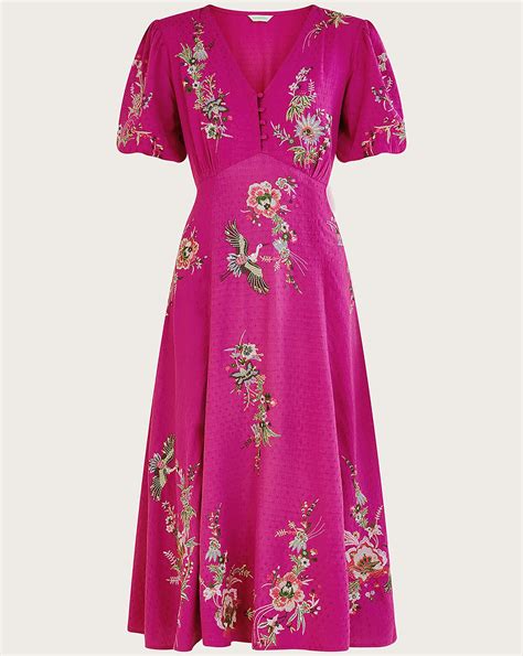 Monsoon Jenny Embroidered Tea Dress J D Williams