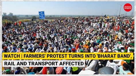 Watch Farmers Protest Turns Into Bharat Bandh Strike On Four Month Anniversary Youtube