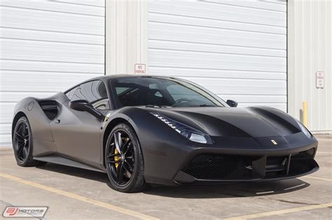 Used 2017 Ferrari 488 Gtb Matte Black For Sale Special Pricing Bj