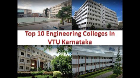 Top 10 Engineering Colleges In Vtu Karnataka Refer Description Box For Details Youtube