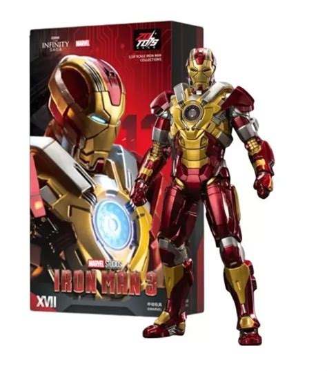 Figurine Iron Man Mark 17 Xvii Marvel Infinity Saga Action Figure Zd