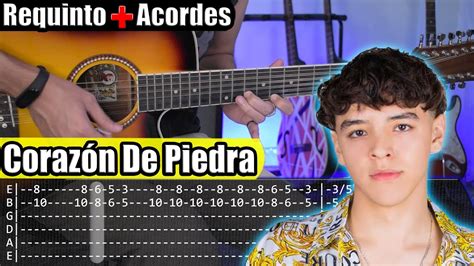 Corazón De Piedra Xavi Requinto Acordes TABS Tutorial