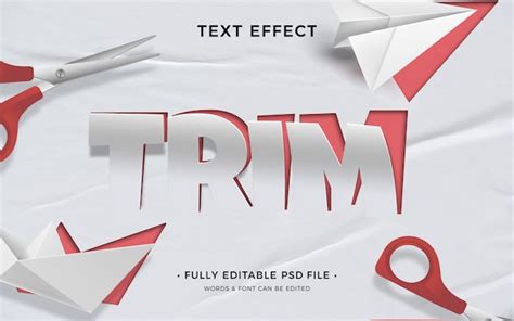 Premium PSD | Origami text effect