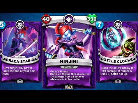 Ninjini Gameplay | Skylanders Battlecast - YouTube