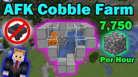 Cobblestone Farm NO Hoppers Minecraft Java YouTube