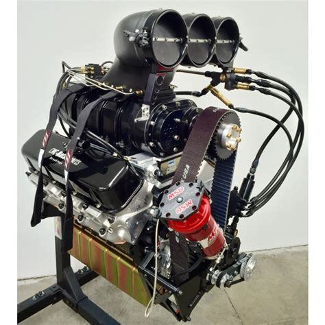 BB Chevy 555 14 71 Hi Helix Blown Alcohol Engine 2000 HP