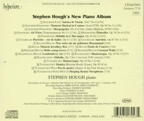 Release Stephen Hough S New Piano Album By Chaminade Godowsky Hough