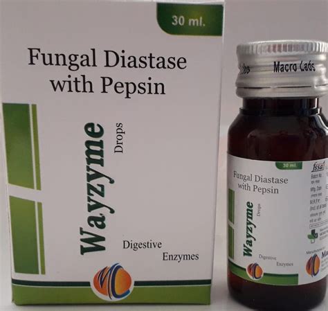 Wayzyme Fungal Diastase With Pepsin DROPS Prescription At 65 Bottle