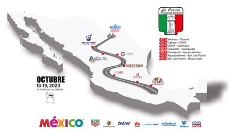 Sigue la ruta de la Carrera Panamericana México 2023 aquí te