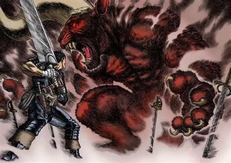 Nosferatu Zodd vs Guts (Round 2) ─ Colored by me : r/Berserk