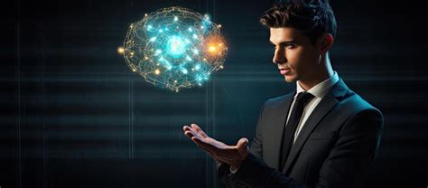 El Hombre De Negocios Tiene Un Cerebro Foto Premium