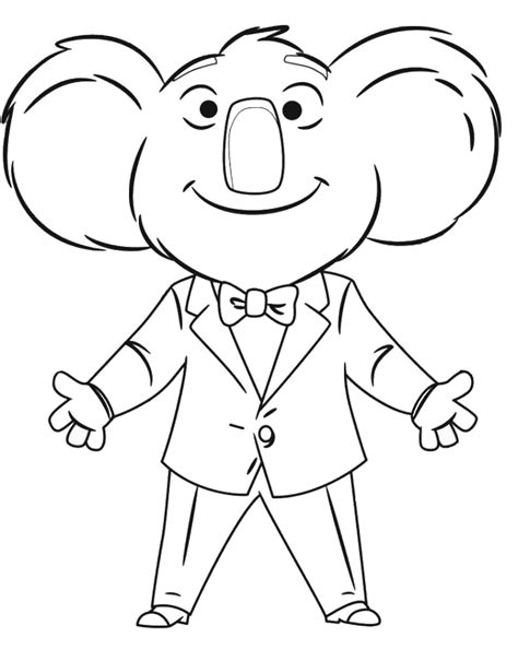 Sing Movie Coloring Pages