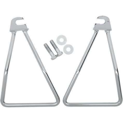 Drag Specialties Saddlebag Support Brackets Chrome DS110854