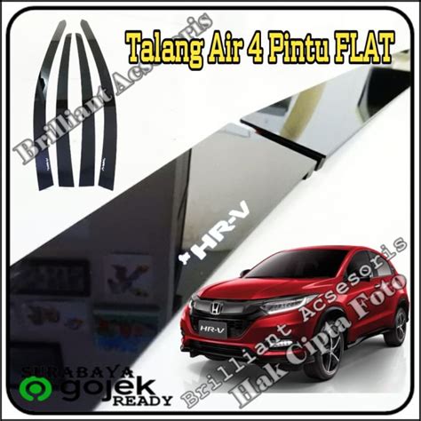 Jual Talang Air Pintu Hitam Slim Flat Honda Hrv Kota Surabaya