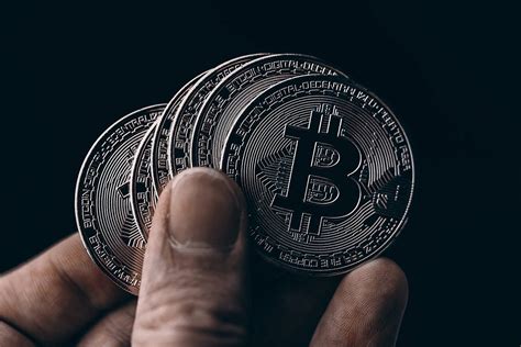 Black Bitcoin Coins Free Stock Photo | picjumbo