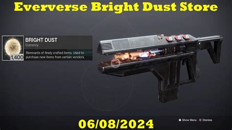 Destiny 2 The Final Shape Eververse Bright Dust Store 06 August 2024