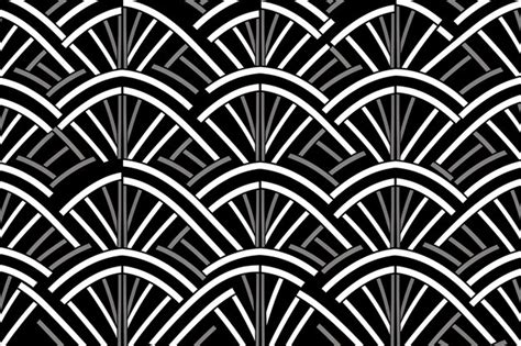 Premium AI Image | a black and white background with a pattern of circles.