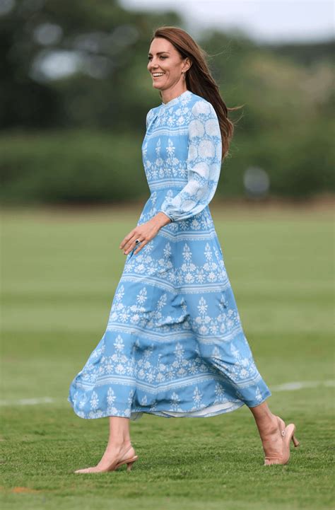 Kate Middleton Princess Of Wales In Royal Charity Polo Cup 2023 At Guards Polo Club On July 06