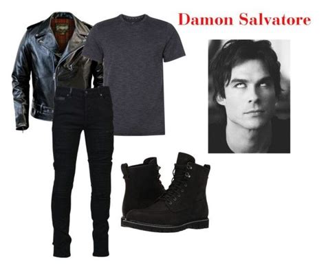 Damon Salvatore By Stefthedonutqueen Liked On Polyvore Featuring