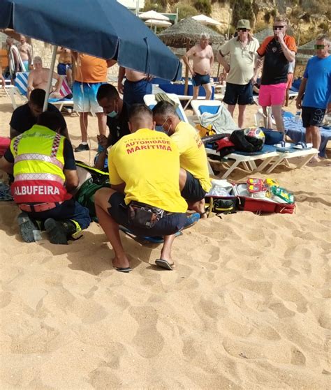 Auxiliado homem em paragem cardiorrespiratória na praia do Peneco em