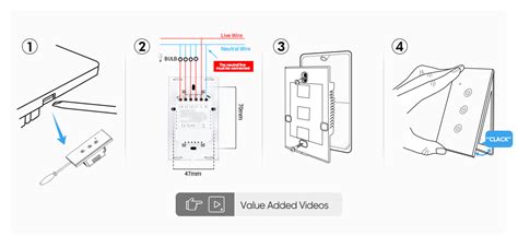 US AU ZigBee Light Touch Switch With Neutral Wire Mday