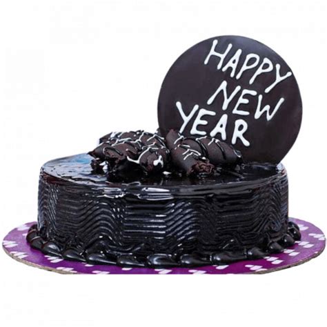 New Year Rich Truffle Cake Bakehoney