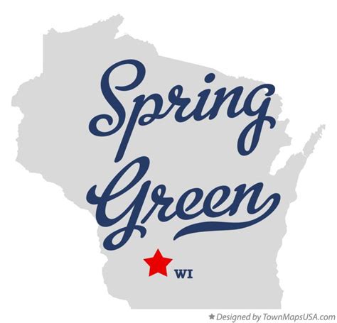 Spring Green Wisconsin Map - Alanna Leontyne