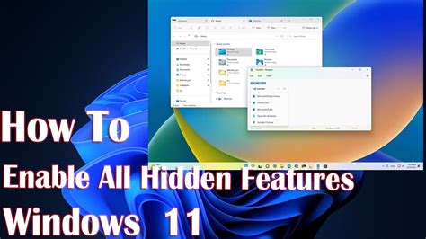 Enable All Hidden Features In Windows H How To Youtube