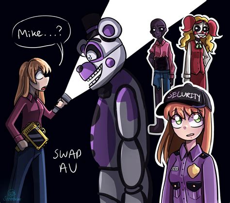 Night Guard Elizabeth Fnaf Swap Au By Sisterbrine On Deviantart