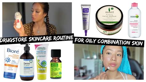 My Drugstore Skincare Routine For Oily Combination Skin ♡ Youtube