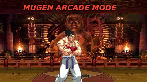 Mugen Arcade Mode With Kazuya Mishima YouTube