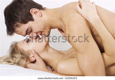 Loving Affectionate Nude Heterosexual Couple On Stock Photo 56206261