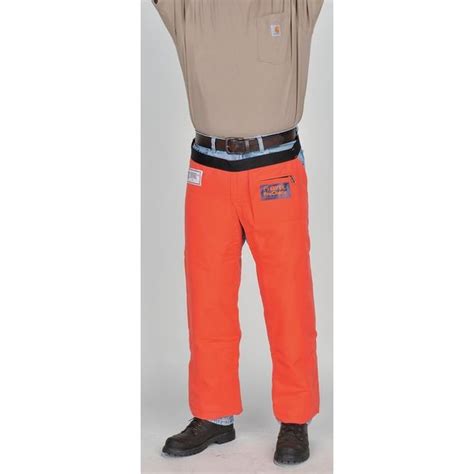 Delta Plus Chainsaw Chaps Orange Nylon In Length Welje Zoro