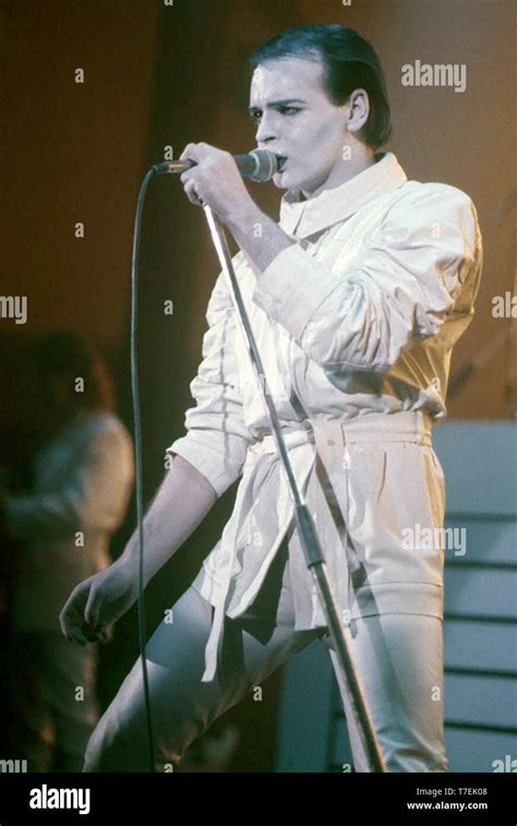 GARY NUMAN English pop singer and musician about 1984 Stock Photo - Alamy