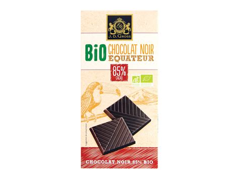 Tablette De Chocolat Noir Bio Origine Quateur Lidl France